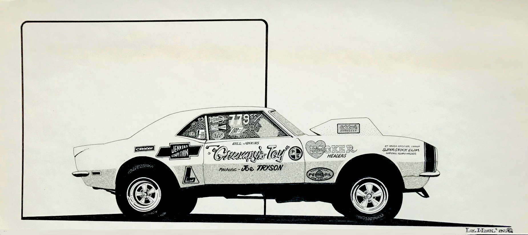 grumpys toy race car